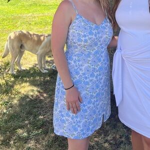 Hollister Blue Floral Dress